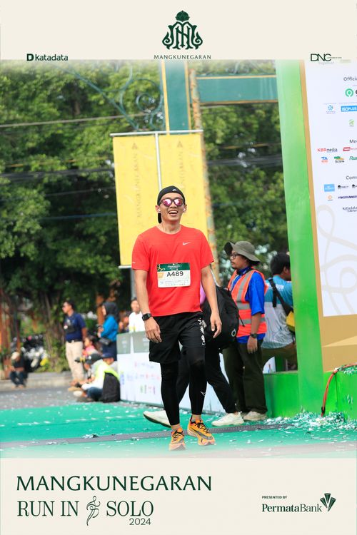 Race photo from Mangkunegaran Run 2024