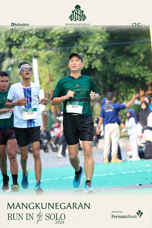 Race photo from Mangkunegaran Run 2024
