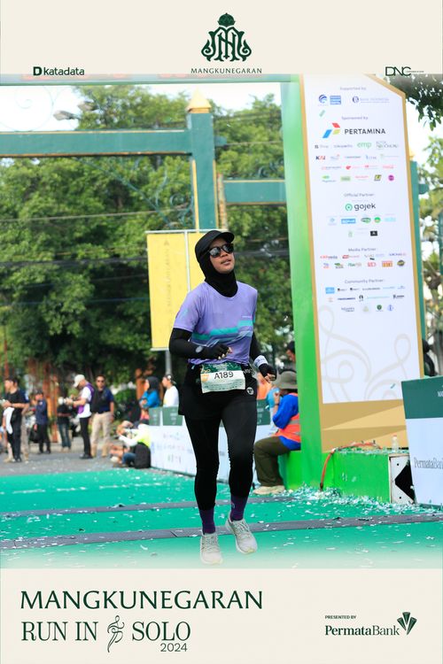 Race photo from Mangkunegaran Run 2024