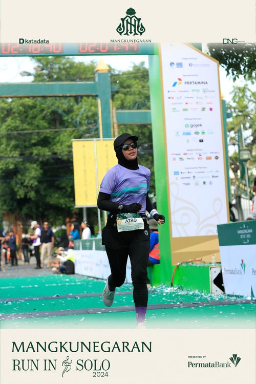 Race photo from Mangkunegaran Run 2024