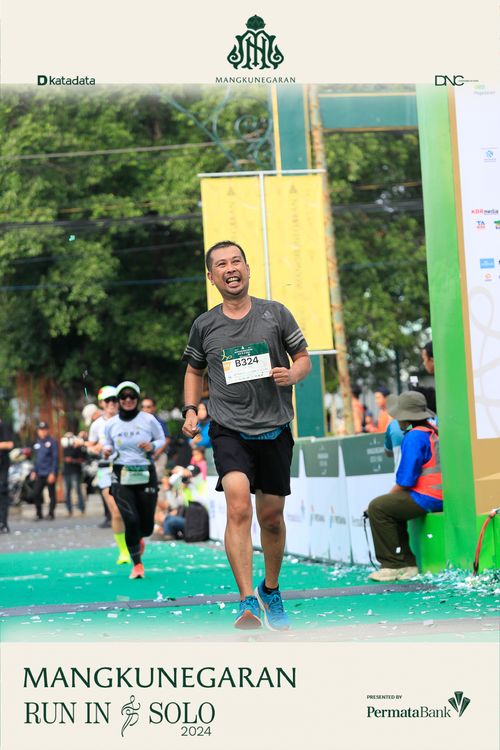 Race photo from Mangkunegaran Run 2024