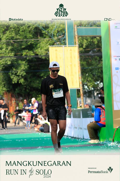 Race photo from Mangkunegaran Run 2024