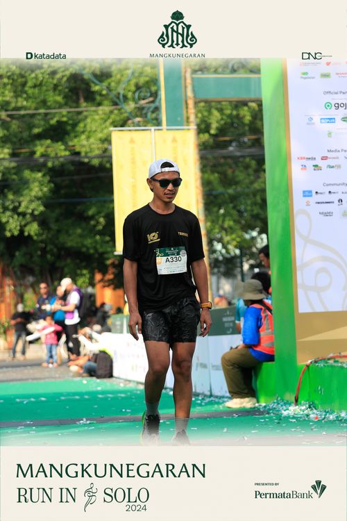 Race photo from Mangkunegaran Run 2024
