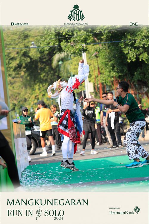 Race photo from Mangkunegaran Run 2024