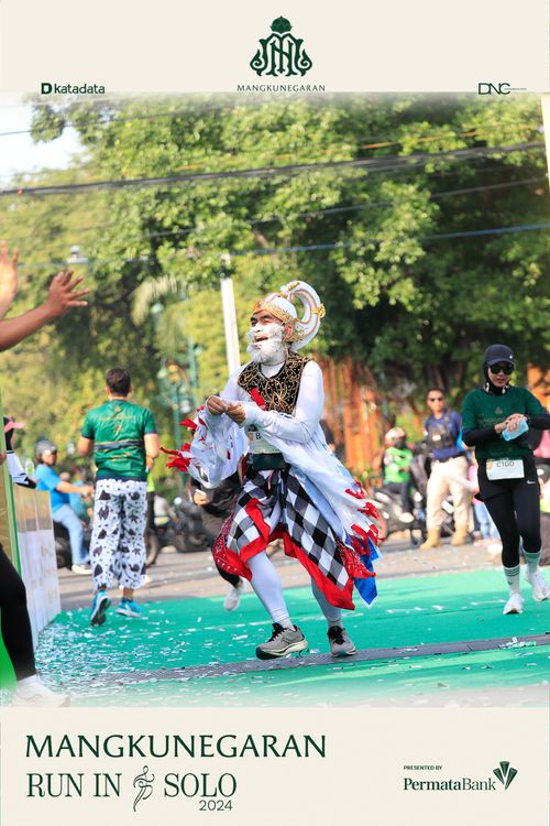 Race photo from Mangkunegaran Run 2024
