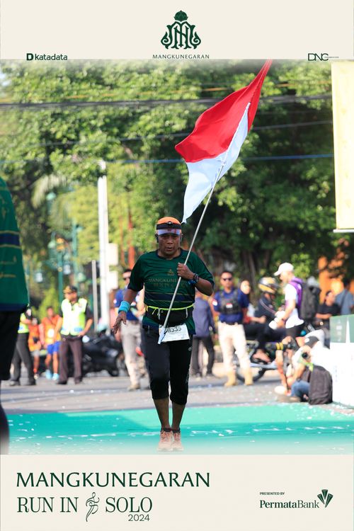 Race photo from Mangkunegaran Run 2024