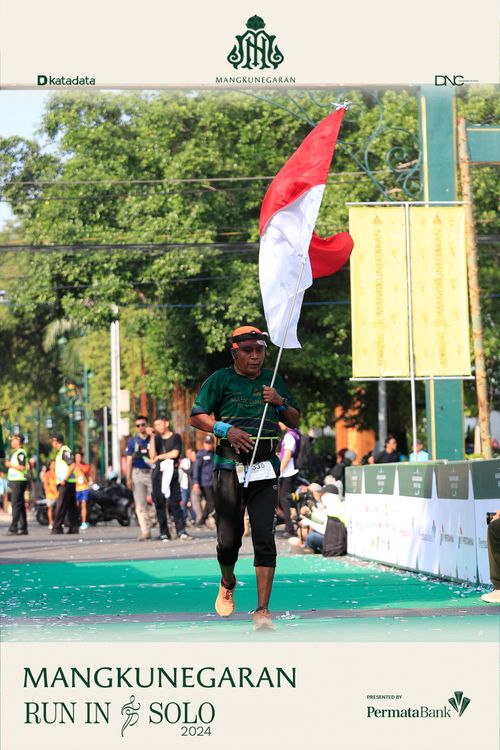 Race photo from Mangkunegaran Run 2024