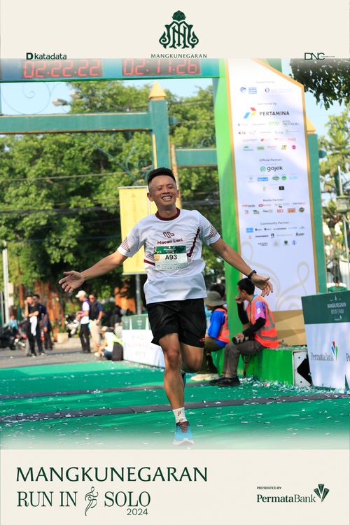 Race photo from Mangkunegaran Run 2024