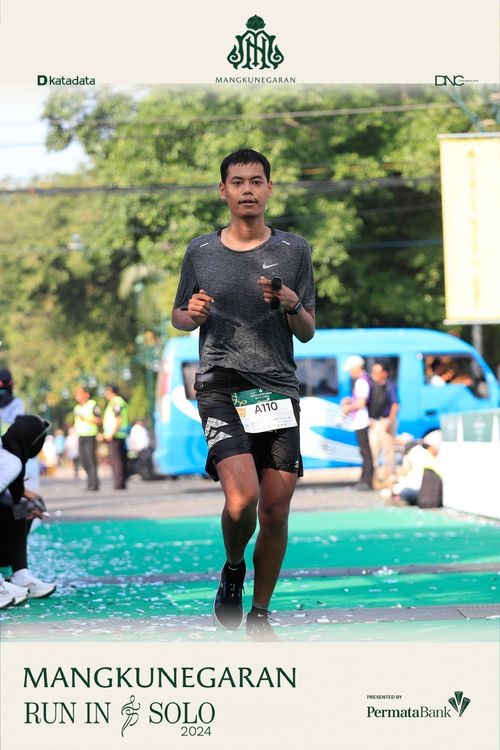 Race photo from Mangkunegaran Run 2024