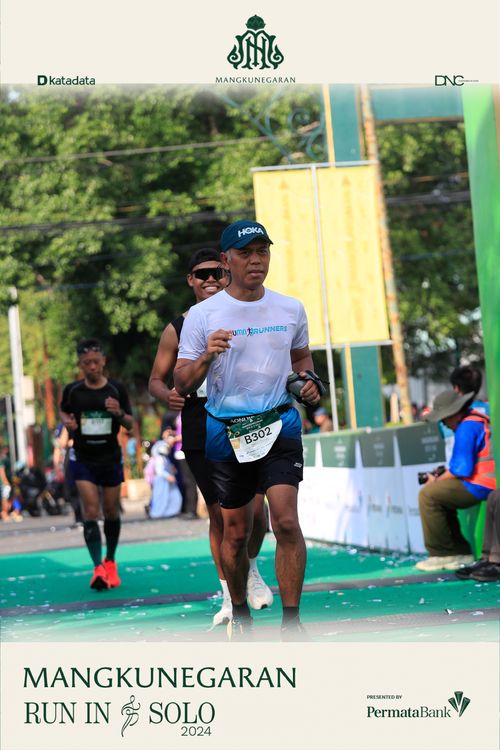 Race photo from Mangkunegaran Run 2024