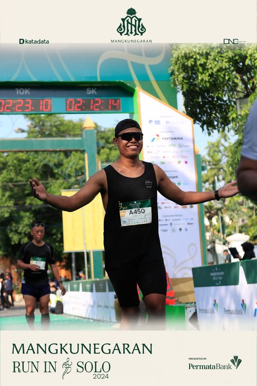Race photo from Mangkunegaran Run 2024