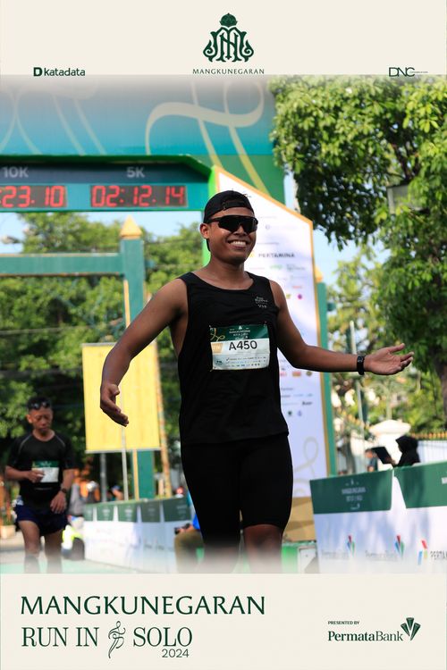 Race photo from Mangkunegaran Run 2024