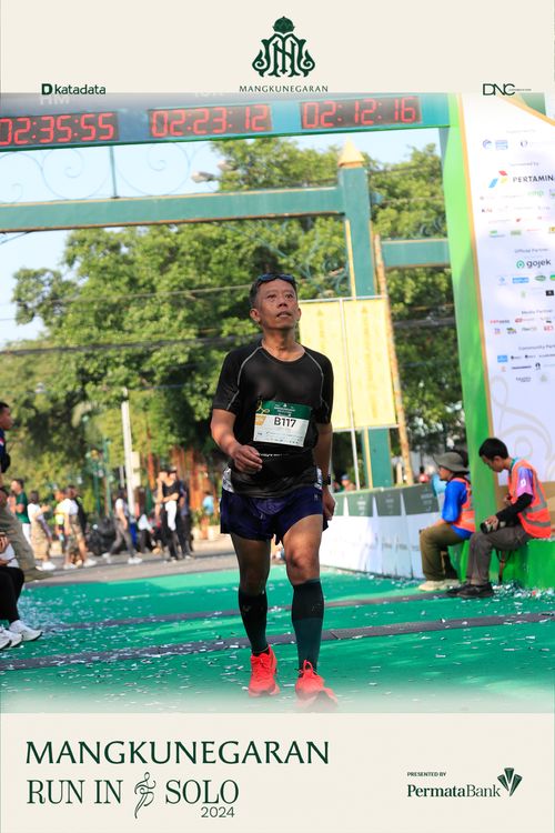 Race photo from Mangkunegaran Run 2024