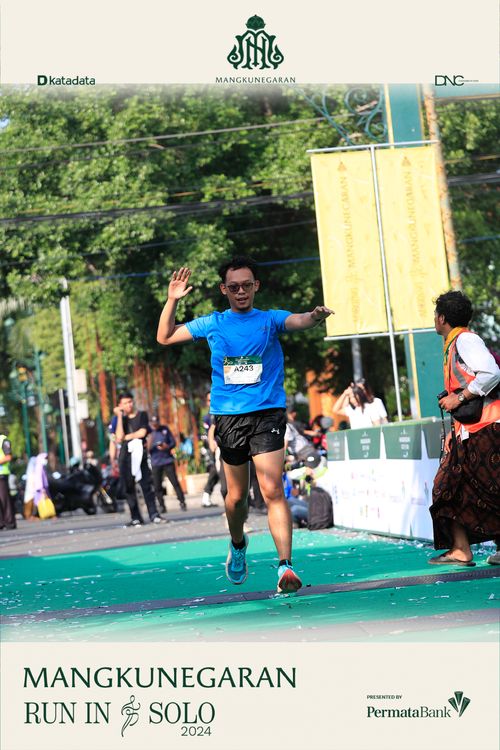 Race photo from Mangkunegaran Run 2024