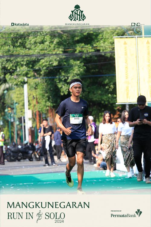 Race photo from Mangkunegaran Run 2024