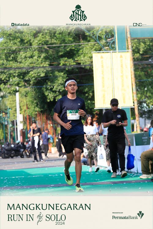 Race photo from Mangkunegaran Run 2024