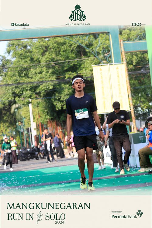 Race photo from Mangkunegaran Run 2024