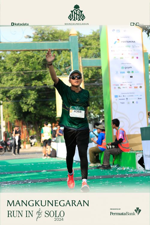 Race photo from Mangkunegaran Run 2024