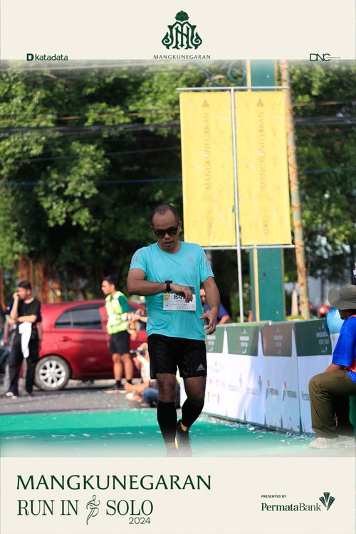 Race photo from Mangkunegaran Run 2024
