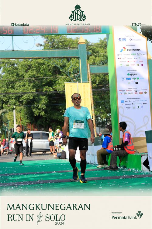 Race photo from Mangkunegaran Run 2024