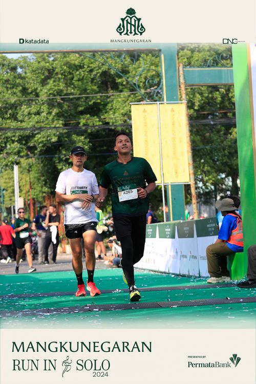 Race photo from Mangkunegaran Run 2024