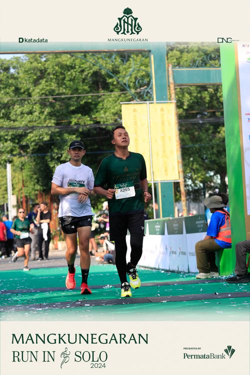 Race photo from Mangkunegaran Run 2024