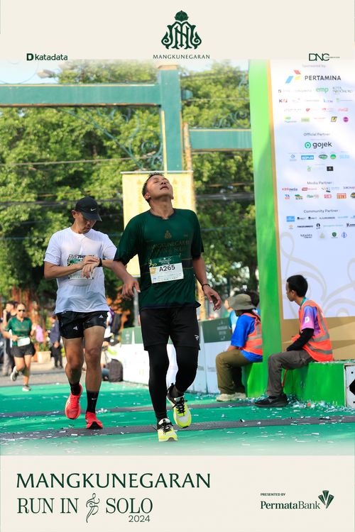 Race photo from Mangkunegaran Run 2024