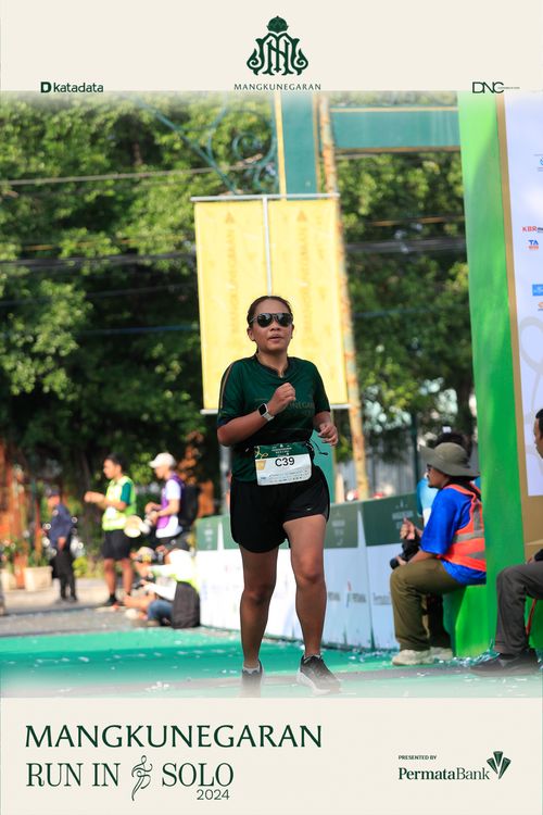 Race photo from Mangkunegaran Run 2024