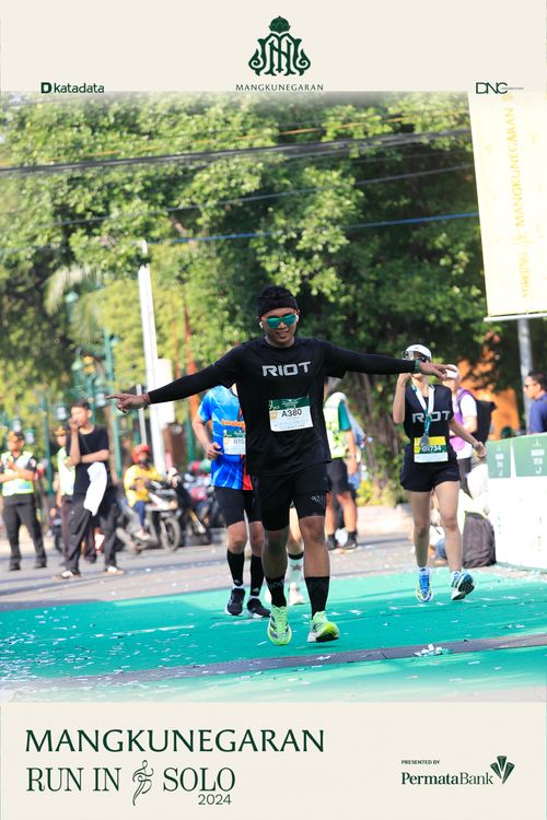 Race photo from Mangkunegaran Run 2024