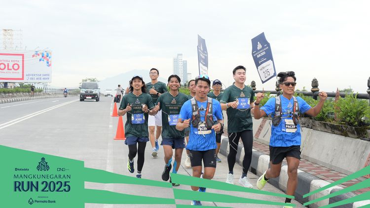 Race photo from Mangkunegaran Run 2025