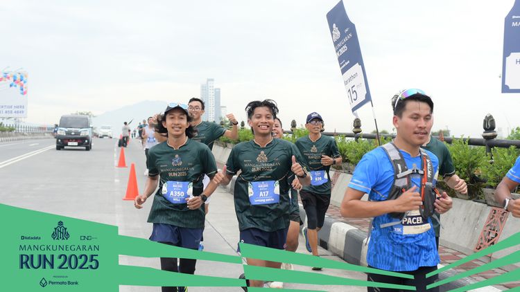 Race photo from Mangkunegaran Run 2025