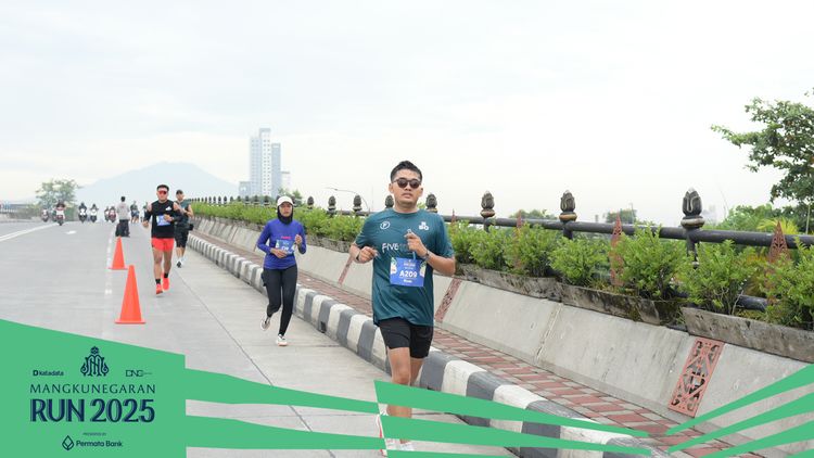 Race photo from Mangkunegaran Run 2025