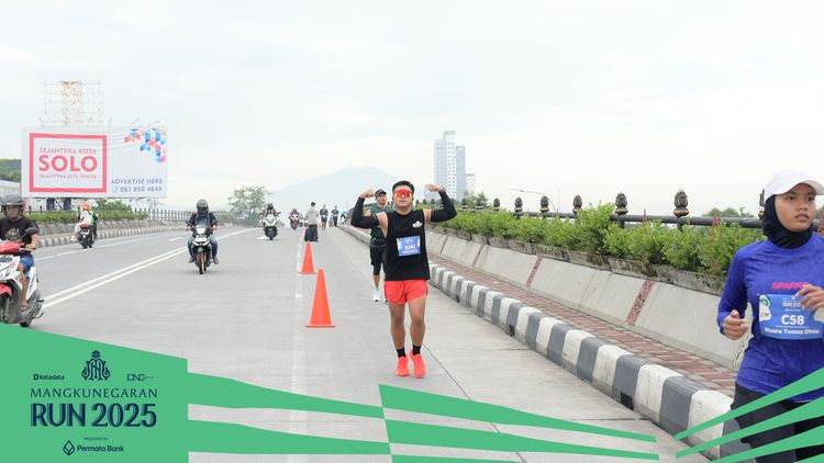 Race photo from Mangkunegaran Run 2025