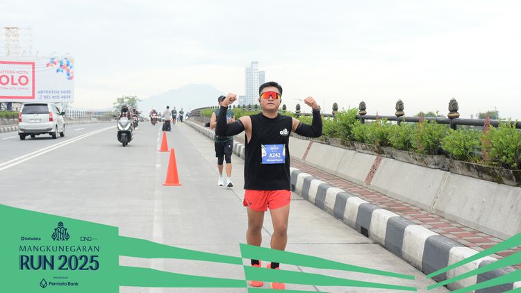 Race photo from Mangkunegaran Run 2025