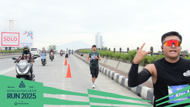 Race photo from Mangkunegaran Run 2025