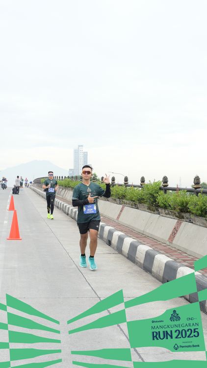 Race photo from Mangkunegaran Run 2025