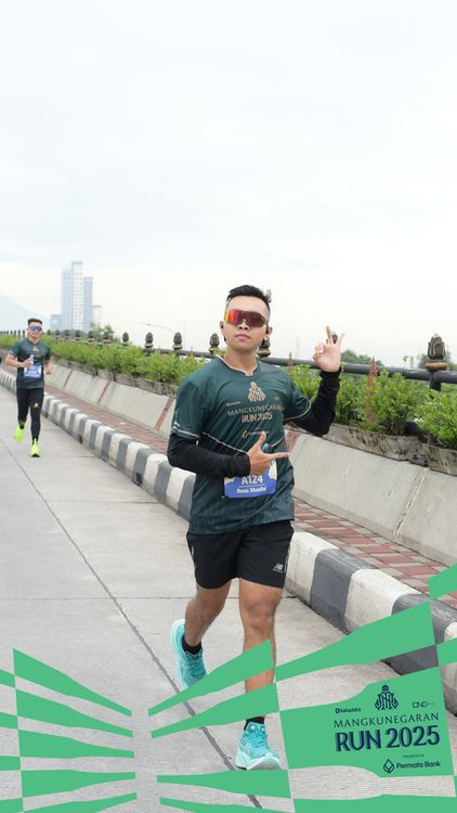 Race photo from Mangkunegaran Run 2025