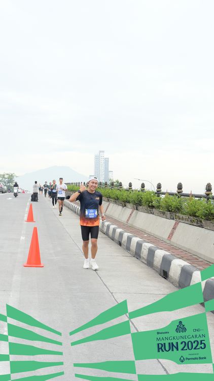Race photo from Mangkunegaran Run 2025