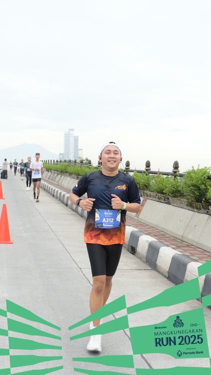 Race photo from Mangkunegaran Run 2025