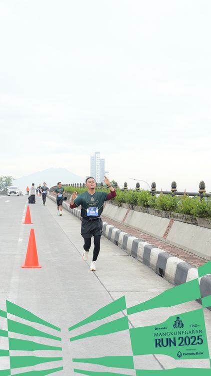 Race photo from Mangkunegaran Run 2025