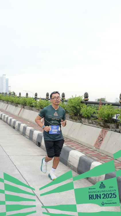 Race photo from Mangkunegaran Run 2025