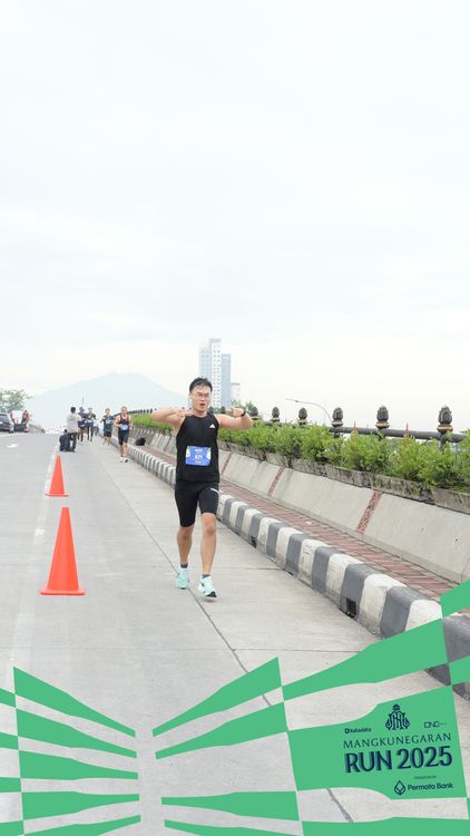 Race photo from Mangkunegaran Run 2025