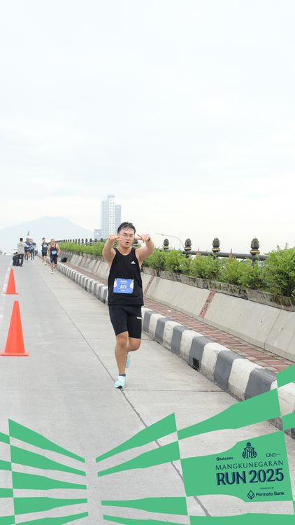 Race photo from Mangkunegaran Run 2025
