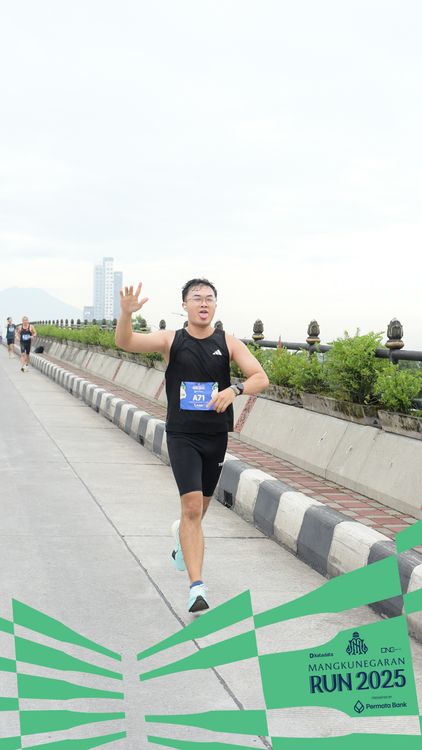 Race photo from Mangkunegaran Run 2025