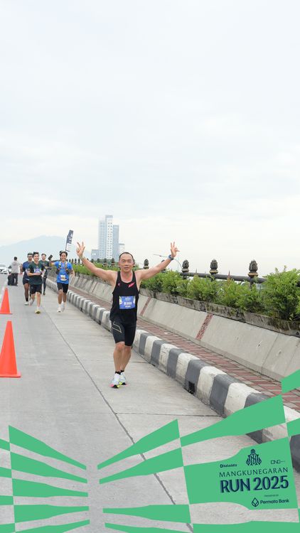 Race photo from Mangkunegaran Run 2025