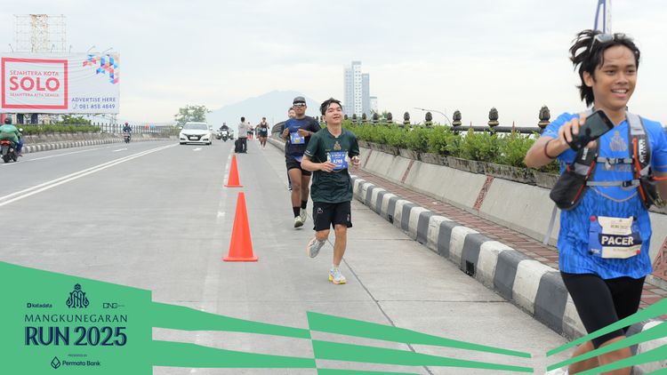 Race photo from Mangkunegaran Run 2025