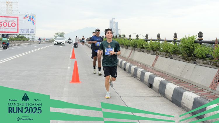 Race photo from Mangkunegaran Run 2025