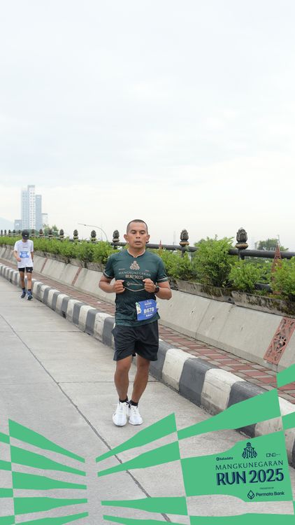 Race photo from Mangkunegaran Run 2025