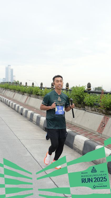 Race photo from Mangkunegaran Run 2025