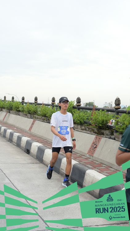 Race photo from Mangkunegaran Run 2025
